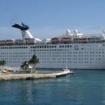 Cruise Ship in Freeport, Bahamas