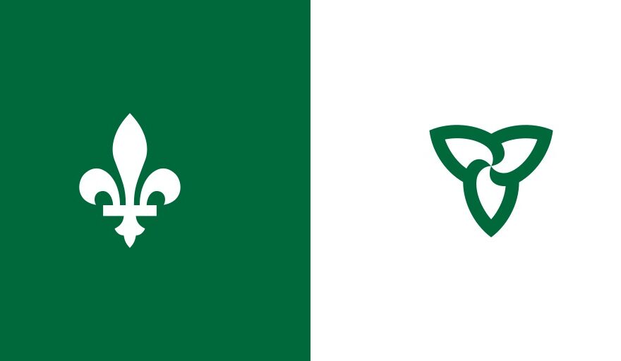Franco Ontarian flag