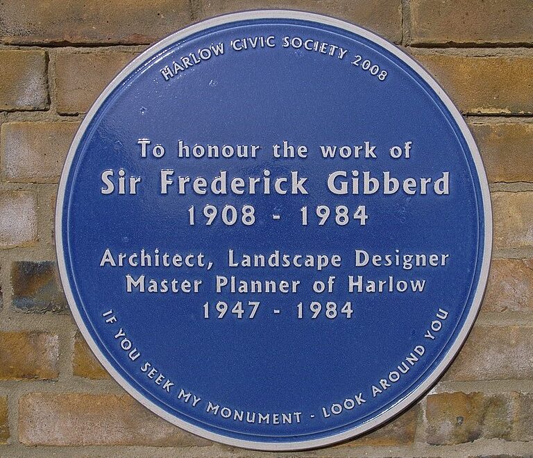 Frederick Gibberd Plaque