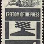 Freedom of the press stamp