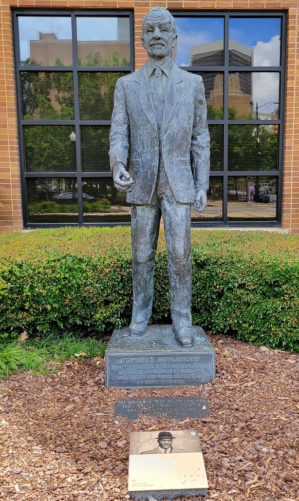 Statue of Fred Shuttleworth